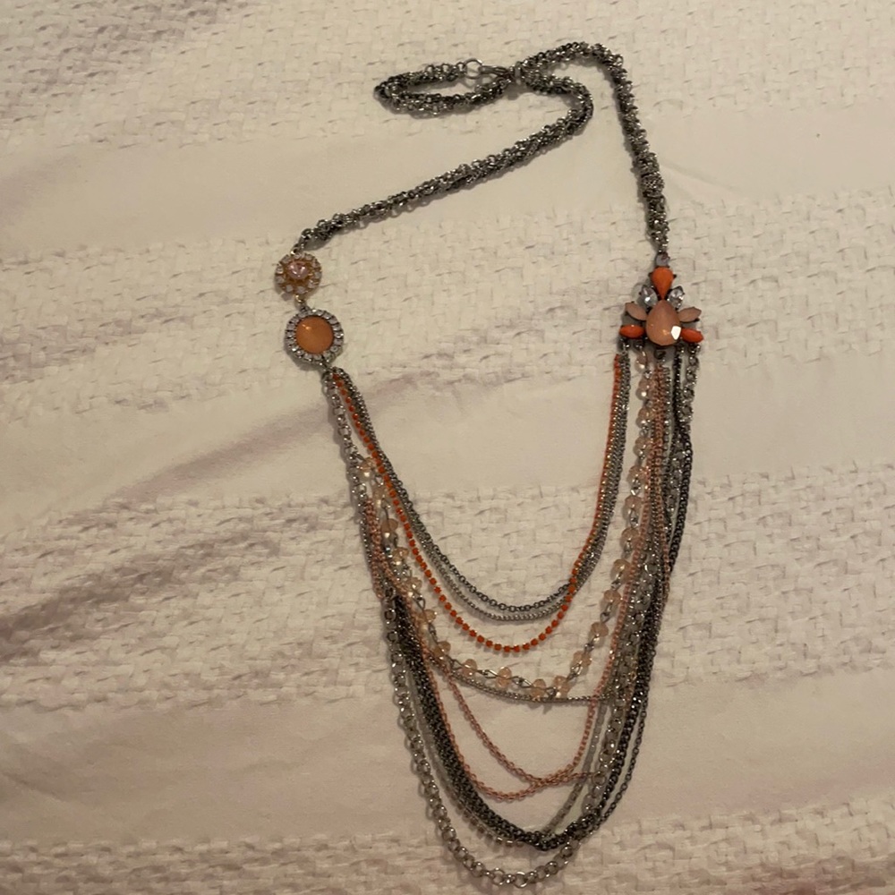 Beautiful crystal and stone necklace